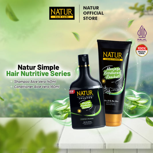 Natur Simple Hair Nutritive Treatment - Paket Rambut Lebih Tebal