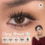 [Fuji Favorite] Lilmoon Softlens Classy Brown – Softlens Minus 0 s/d -8.50, Warna Natural Kualitas Jepang