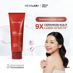 NEWLAB Brightlogy Body Lotion | Body Care, Hand Body & Hand Cream | Body Serum untuk Mencerahkan Tangan dan Tubuh BPOM 180ml