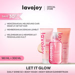 [TONE UP SHADE 02] Lavojoy Let It Glow Daily Shine Body Serum Instant Tone Up Delicate Rose with SPF 50 PA++++|Shade 02 Warm Sand|Body Serum untuk Perlindungan Sinar UV|Mencerahkan Seketika & Melembapkan Kulit dengan 3% Niacinamide + Australian Super VC