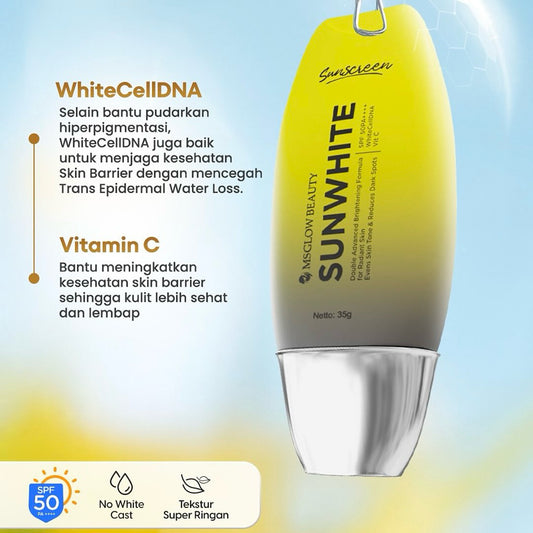 MS GLOW SUN WHITE VIT C - SUN SCREEN
