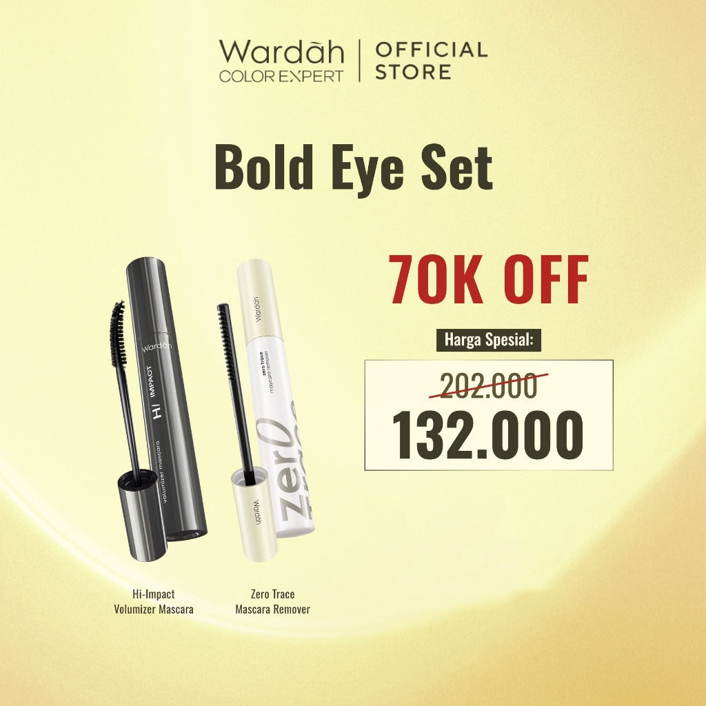 [Wardah Member Exclusive] NEW! WARDAH Mascara - Anti-Gravity Iron Mascara, Hi-Impact Volumizer Mascara, Wardah Zero Trace Mascara Remover - Bulu Mata Lentik Tebal Panjang Natural Maskara Sashfir Ringan Tahan 24 Jam Smudgeproof Waterproof No Clumpy -Makeup
