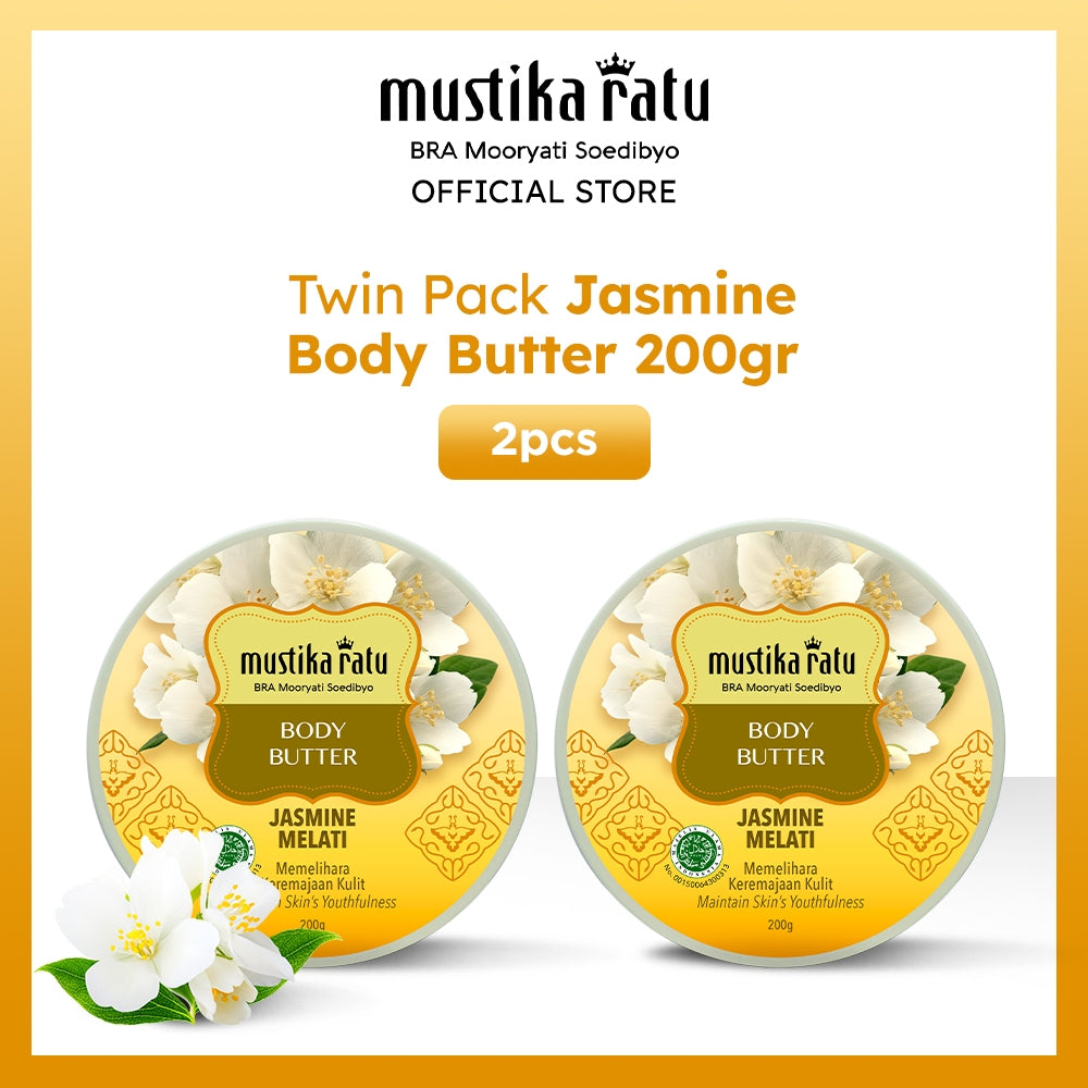 Mustika Ratu Twinpack Jasmine Body Butter 200gr