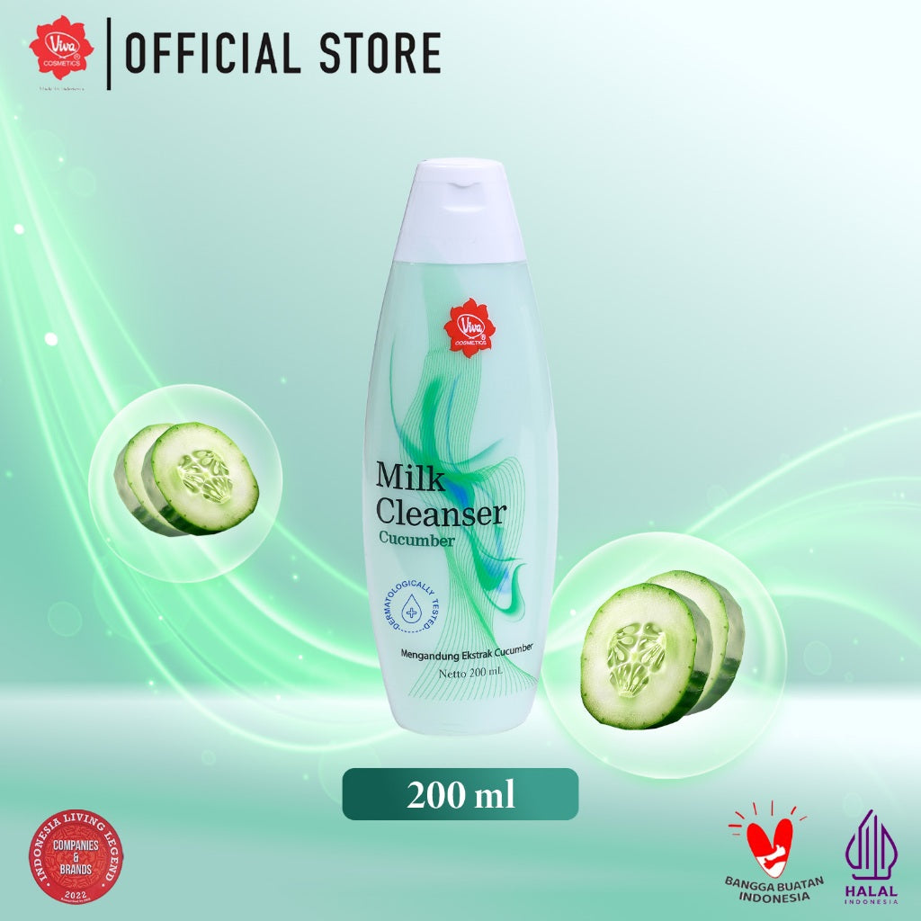 Viva Milk Cleanser Cucumber - (100 ml & 200 ml)