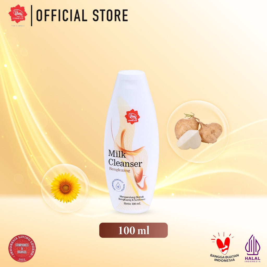 Viva Milk Cleanser Bengkuang (100 ml & 200 ml)