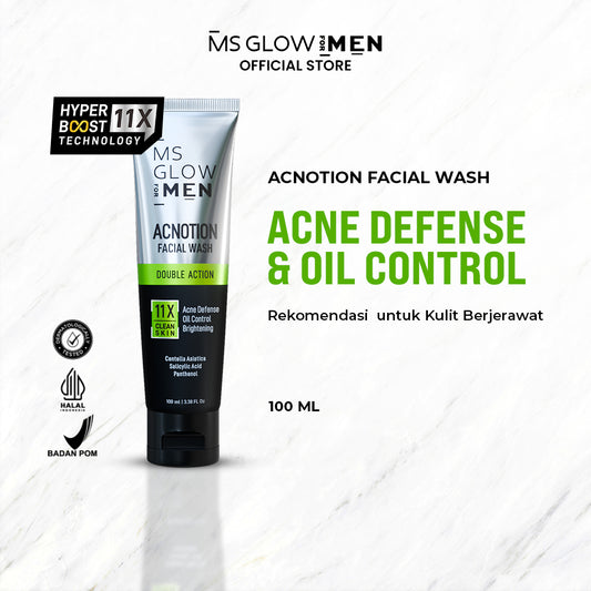 MS Glow For Men Acnotion Facial Wash - 100 ml