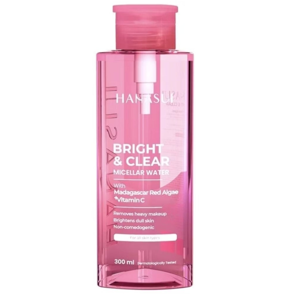 Hanasui Bright & Clear Micellar Water Pembersih Makeup 300 ml