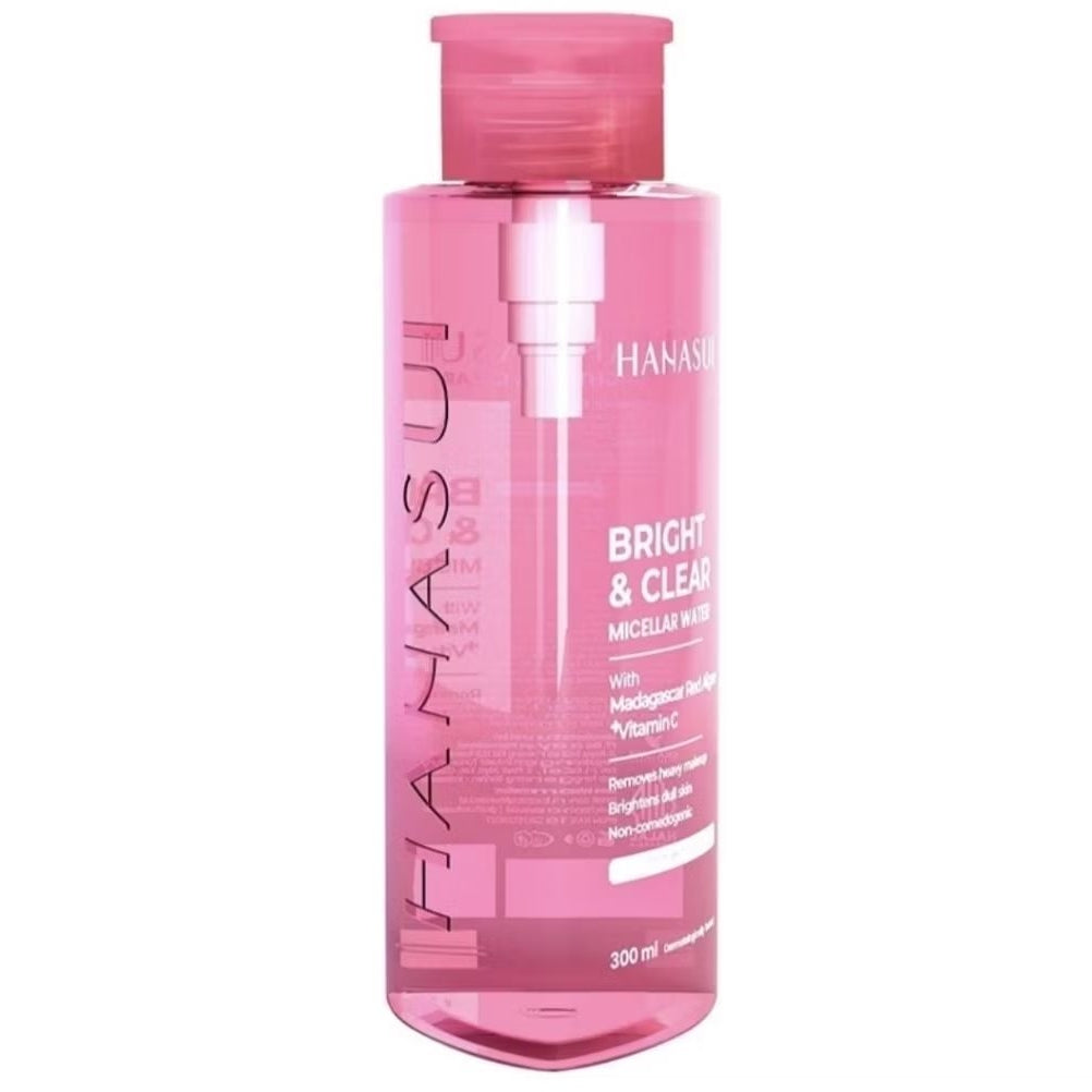 Hanasui Bright & Clear Micellar Water Pembersih Makeup 300 ml