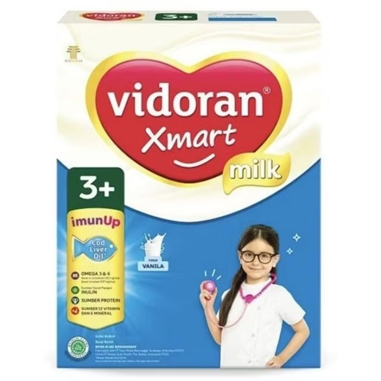 Vidoran Xmart 3+ Madu Vanila 925 g Susu Pertumbuhan Anak 3-5 Tahun
