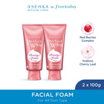 [TWINPACK] SENKA Perfect Whip Berry Bright Facial Foam 100gr [BUY 2 GET 4 Kuota Terbatas/Hari]