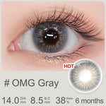 Magister Softlens Minus Gray Series Colored Lenses 14.00mm-14.50mm Seri abu-abu Sepasang 6Bulan