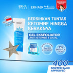 [GEL ANTI KETOMBE] ERHAIR Scalperfect Exfoliating Gel 65gr - Gel Eksfoliasi kulit kepala Anti Ketombe dan Seboroik | 2% Salicylic Acid
