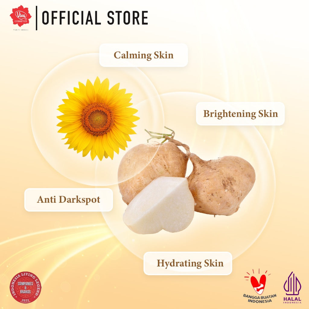 [PROMO] Paket_Double_Cleansing_Bengkuang - Viva Milk Cleanser & Face Tonic Bengkuang (100 ml & 200 ml)