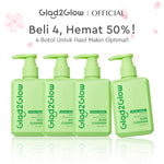 [Hemat 4PCS]Glad2Glow Facial Cleanser Series-Low PH Gel Centella Mencerahkan Pencerah Wajah Anti Jerawat Penuaan Hilangkan Flek & Tenangkan face wash Pembersih Wajah Membersihkan kotoran dan minyak Menjaga pelindung kulit Mengobati g2glow official store