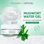 ACNAWAY Mugwort Water Gel Moisturizer - Moisture Gel Pelembab Wajah Untuk Kulit Berjerawat Acne Friendly Melembapkan Wajah Sensitif Cooling Soothing Gel Untuk Kulit Kemerahan Acne Prone Daily Moist Anti Acne Cepat Menyerap Skincare Calming Centella Cream