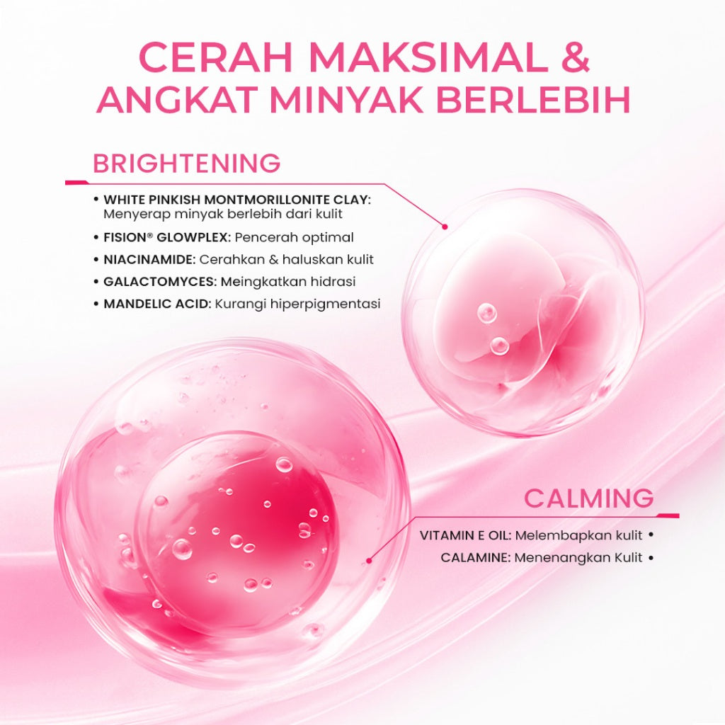 [NEW] HANASUI Clay Stick Mask - Masker Wajah Mencerahkan Mengangkat Komedo Menyamarkan Pori & Menenangkan Jerawat