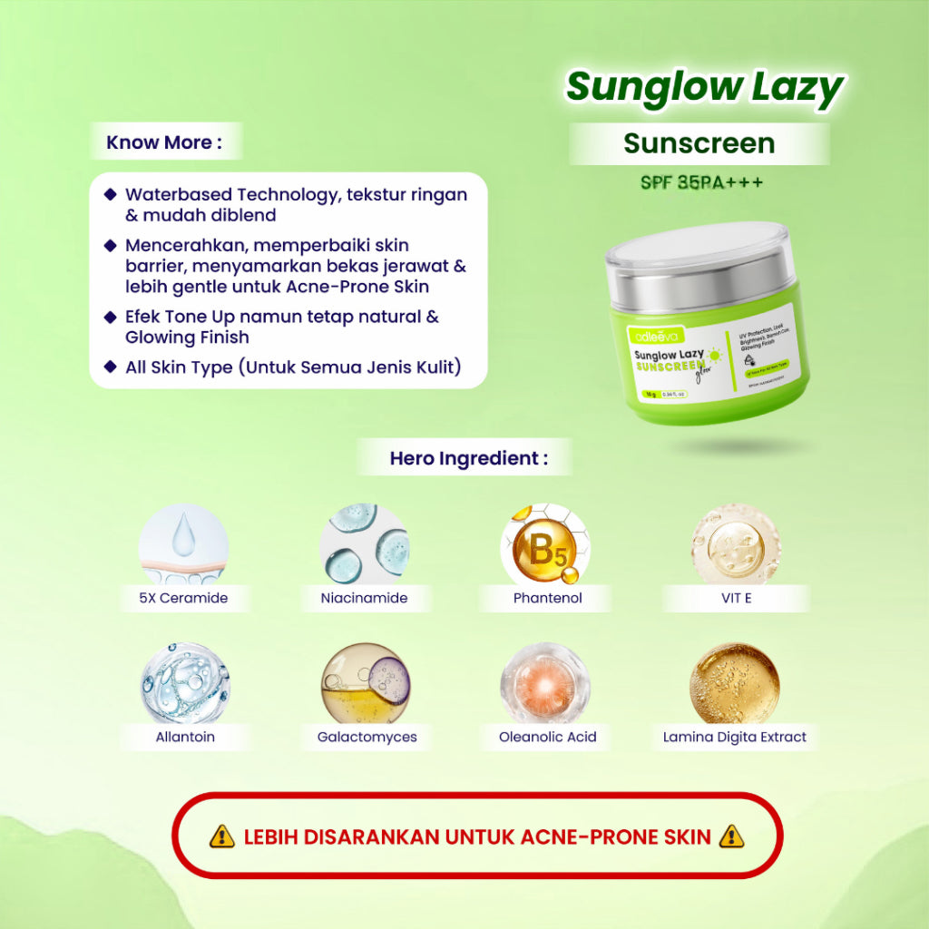 ADLEEVA Paket Hemat Whitening Glow Booster Series “COMPLETE” (Paket Isi 5)