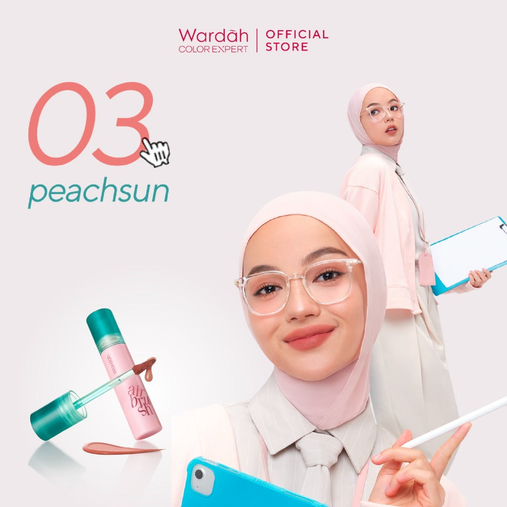 NEW! Wardah Airbrush Lip Tint - Soft-Blur Finish-Longlasting-Lightweight-Hydrates -Tahan Lama 24 Jam - Lip Stain - Lipgloss - Liptint - Lipstik - Lipcream - Lip Matte - Makeup