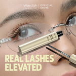 NEW! WARDAH Anti-Gravity Iron Mascara Natural Volumizing - Lengthening Mascara Lentik 24 Jam Tahan Lama, No Clumpy, Smudgeproof, Waterproof - Maskara Jigrak - No Fake Lashes - Bulu Mata Lentik Natural Ringan - Eye Makeup