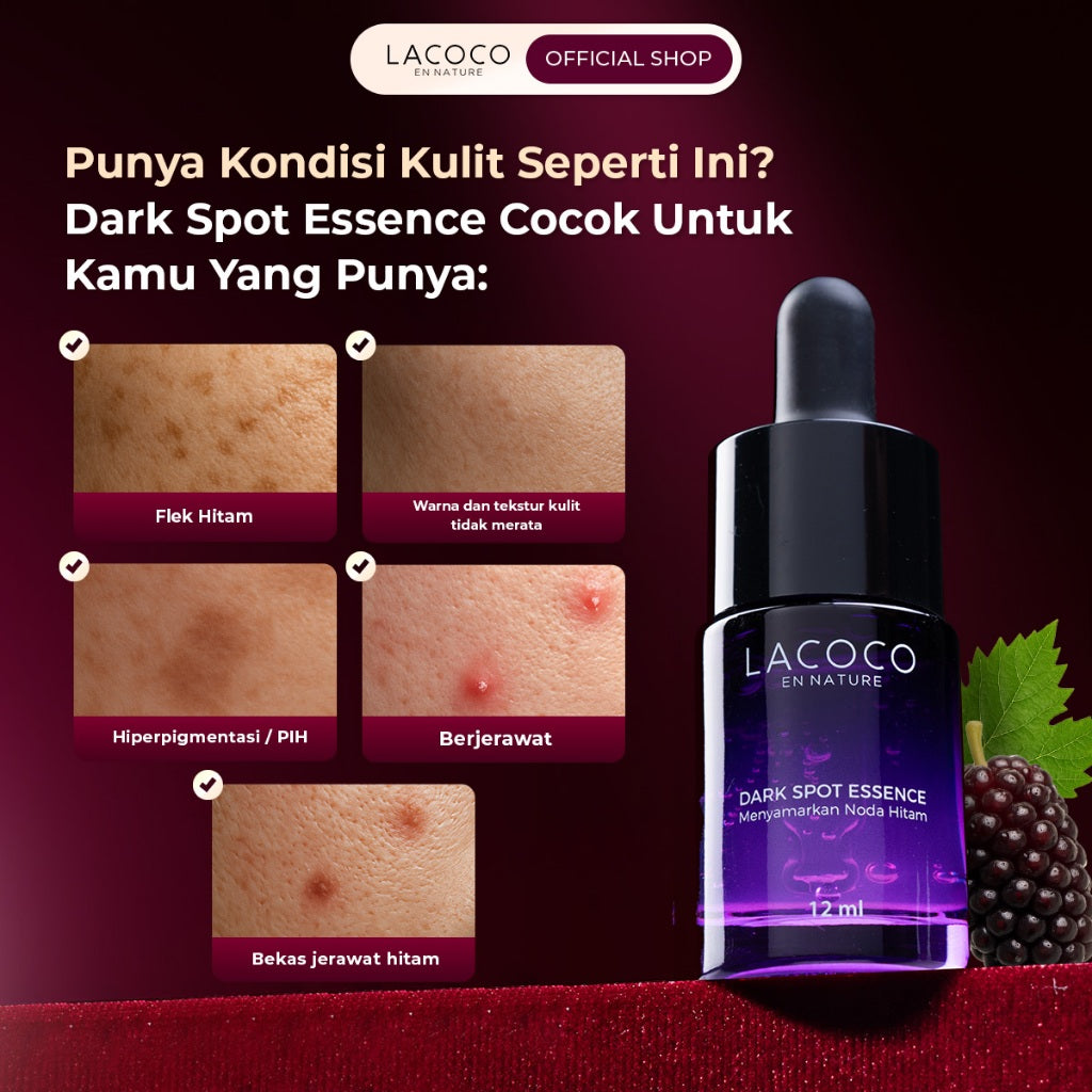 Lacoco Dark Spot Essence Serum Penyamar Flek Hitam Noda Bekas Jerawat Tranexamic Acid Finally Something Glad True Skint