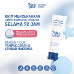 [BEST SELLER] This is Your - Advanced Night Cream 15g | Membantu Mengunci Kelembaban Wajah hingga 72 jam, Pencerah Wajah dan Memperbaiki Skin Barrier, Mengandung White Ten, Ceramide, Super Moisturizing Max dan Actibiome