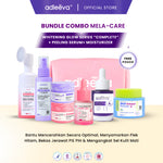 BUNDLE COMBO MELACARE Whitening Glow Booster Series Complete + Peeling Serum + Moisturizer
