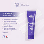 Finally Found You! Soy Bright! Moisturizer - 2in1 Primer Makeup dan Gel Pelembab Krim Siang & Malam