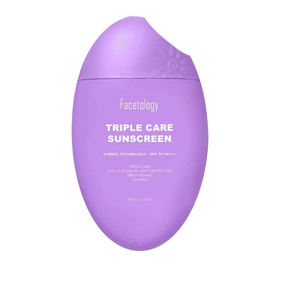 Facetology Triple Care Sunscreen / Tinted SPF50