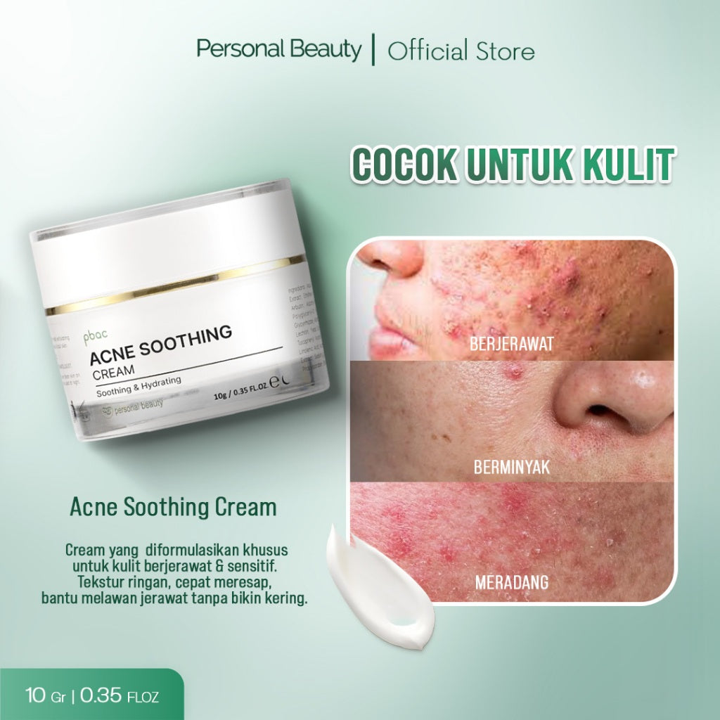 Personal Beauty Acne Soothing Cream - Soothing And Calming