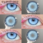 Eyeshare Softlens RHINE BLUE 14.5MM 1Pasang Lensa Kontak Big Eyes Cosplay Mata Halloween Softlen