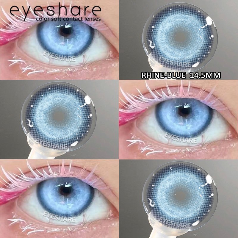 Eyeshare Softlens RHINE BLUE 14.5MM 1Pasang Lensa Kontak Big Eyes Cosplay Mata Halloween Softlen