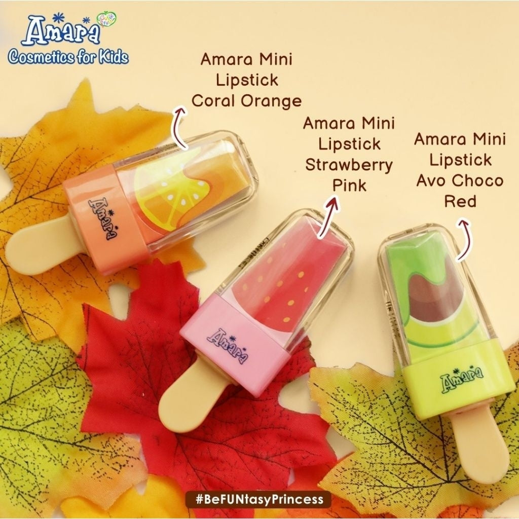 Amara Mini Lipstick Cosmetics For Kids-Lipstick Anak-Kosmetik Anak