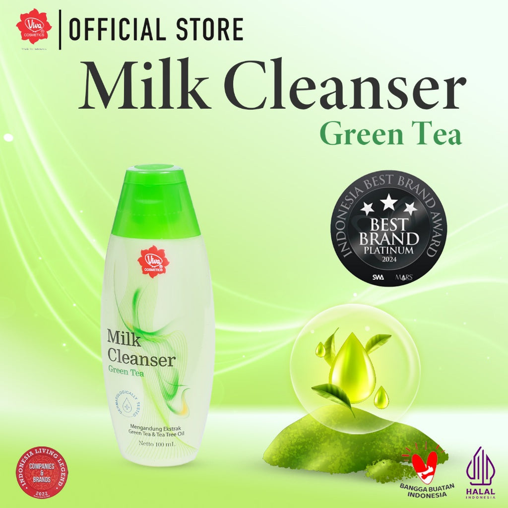 Viva Milk Cleanser Green Tea 100 ml