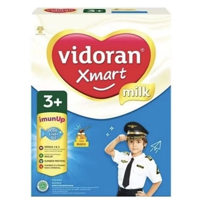 Vidoran Xmart 3+ Madu Vanila 925 g Susu Pertumbuhan Anak 3-5 Tahun