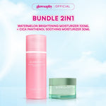 Glowsophy Bundle 2in1 Glowing Set Moisturizer 100ml + Moisturizer 30ml Pelembab Wajah Ringan Mencerahkan Kulit dan Meratakan Warna Kulit Paket Skincare Lengkap