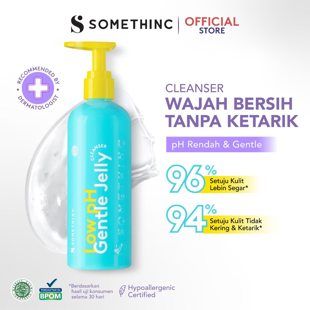 SOMETHINC - Cleanser Series Somethinc Low PH Jelly  | ACNEDOT Treatment Low pH | Calm Down Skinpair Bubble | Sabun Cuci Muka Semua Jenis Kulit Pembersih Kotoran Kulit Tidak Ketarik All Skin Type Gentle Cocok untuk kulit sensitif