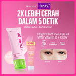 Emina Bright Stuff TONE UP Cream 20 ml - Pelembab Wajah Instant brightening effect UVA AVB