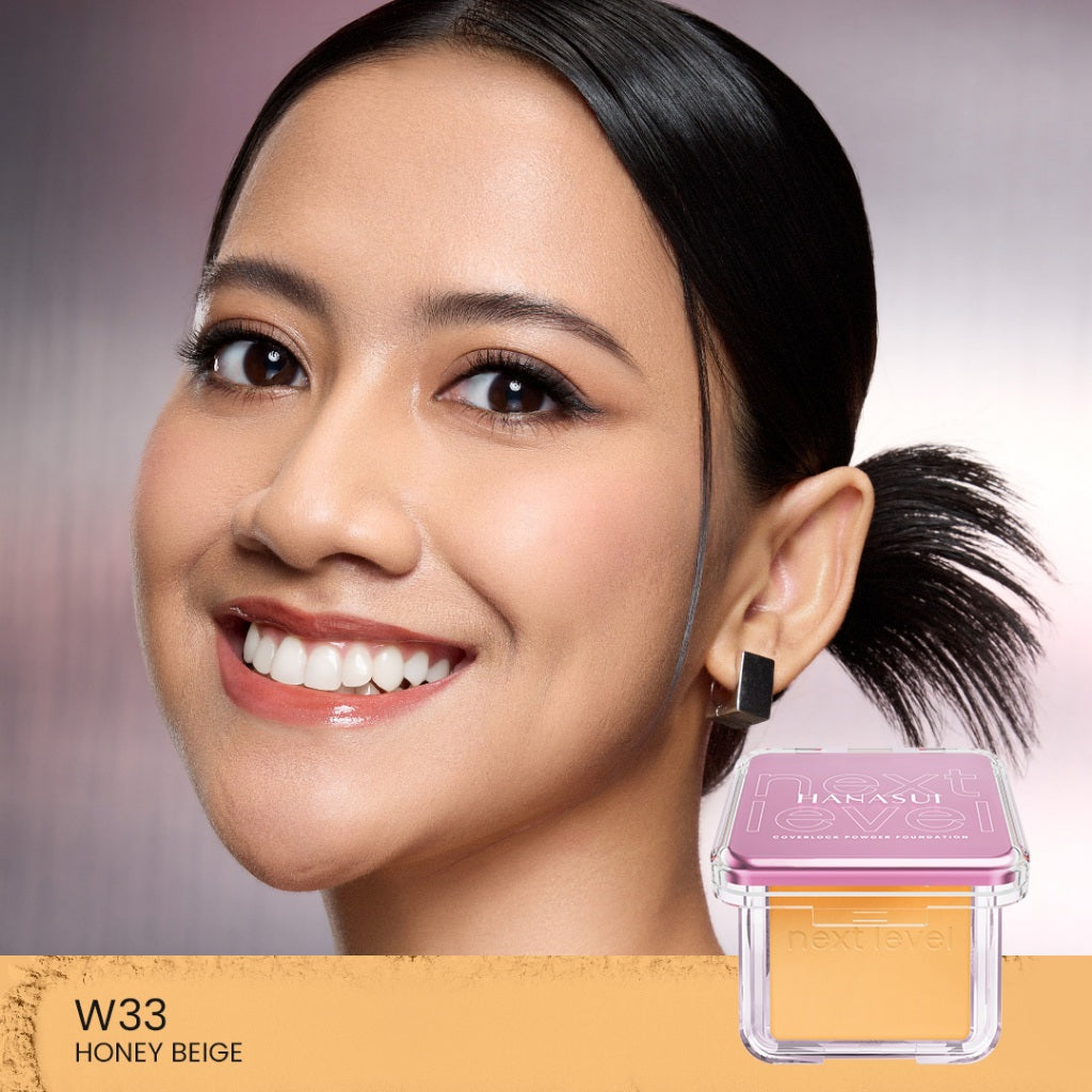 [NEW] Hanasui Next Level Coverlock Powder Foundation - Porefect Blur, Flawless Looking & 4X Oil Control Balance