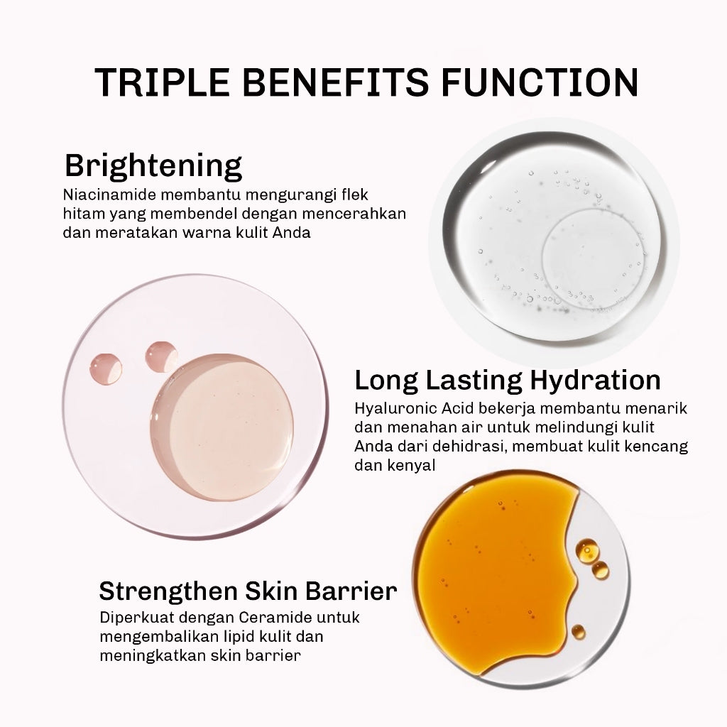 [BODY SERUM TWINPACK] Lavojoy Let It Glow Body Serum Skin Brightening Upgraded Version | Body Lotion Untuk Mencerahkan Dan Melembabkan Kulit Dengan Niacinamide + Ceramide + Vitamin E