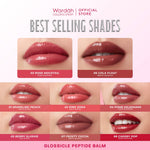 NEW! WARDAH Glossicle Peptide Balm - Ombre Glossicle - Dilengkapi dengan Peptide & UV Filter - Memperkuat Lip Barrier - Tidak Lengket- Glossy - Lip Balm -Lip Tint - Makeup - Natural Gloss - Glossy - Tinted Balm