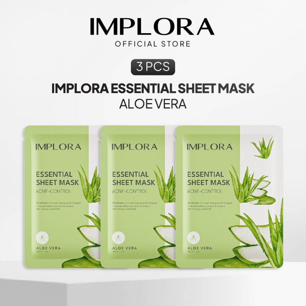 [3 PCS] Implora Essential Sheet Mask