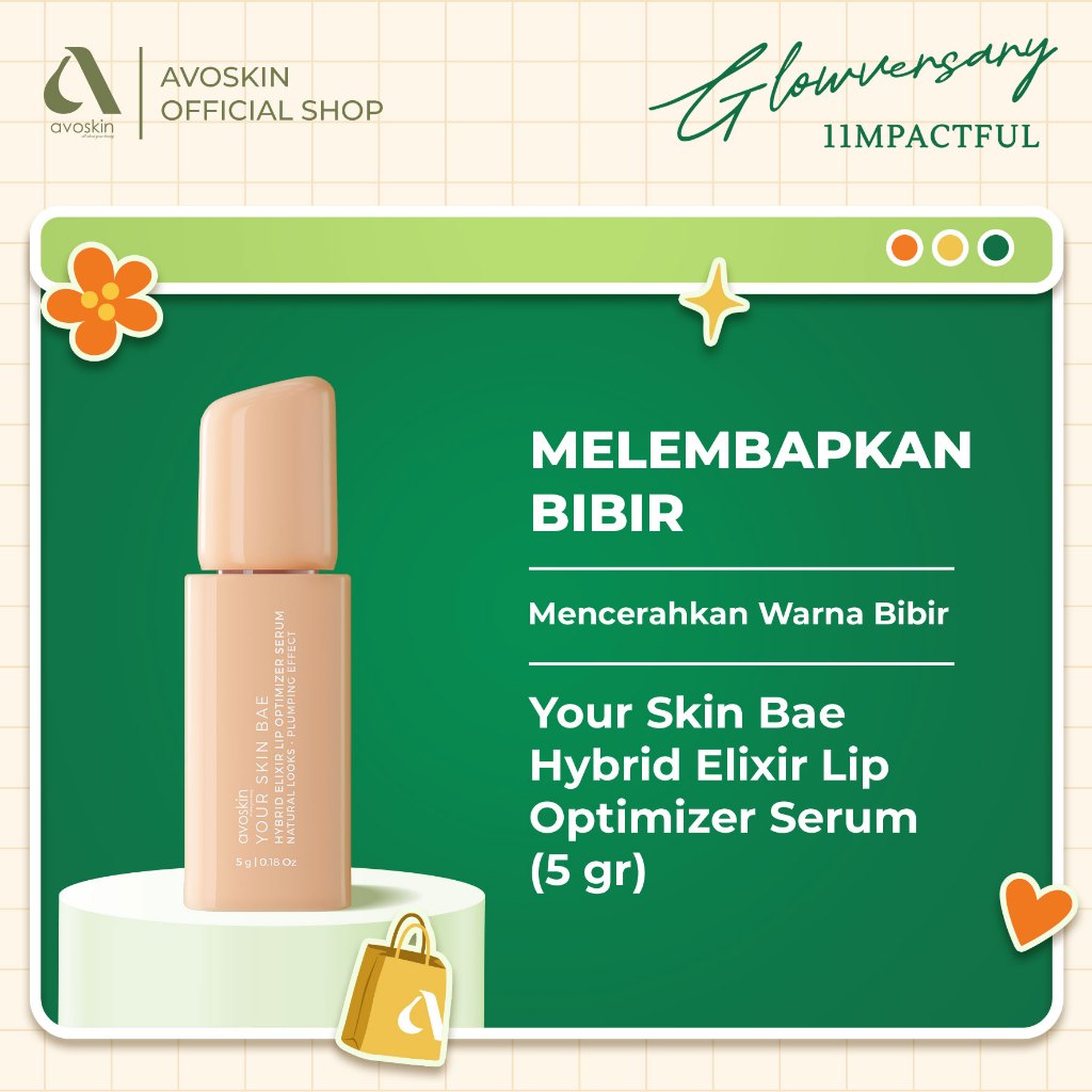 YSB Hybrid Elixir Lip Optimizer Serum (5 gr)-Serum Bibir