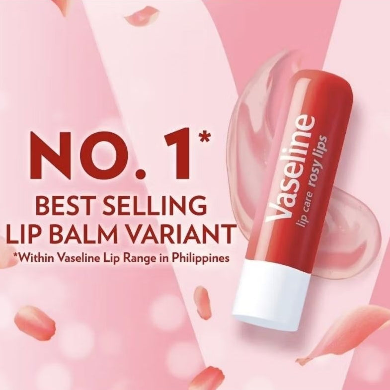 Vaseline Lip Therapy Pelembap Bibir Rosy Lips 4.8 g