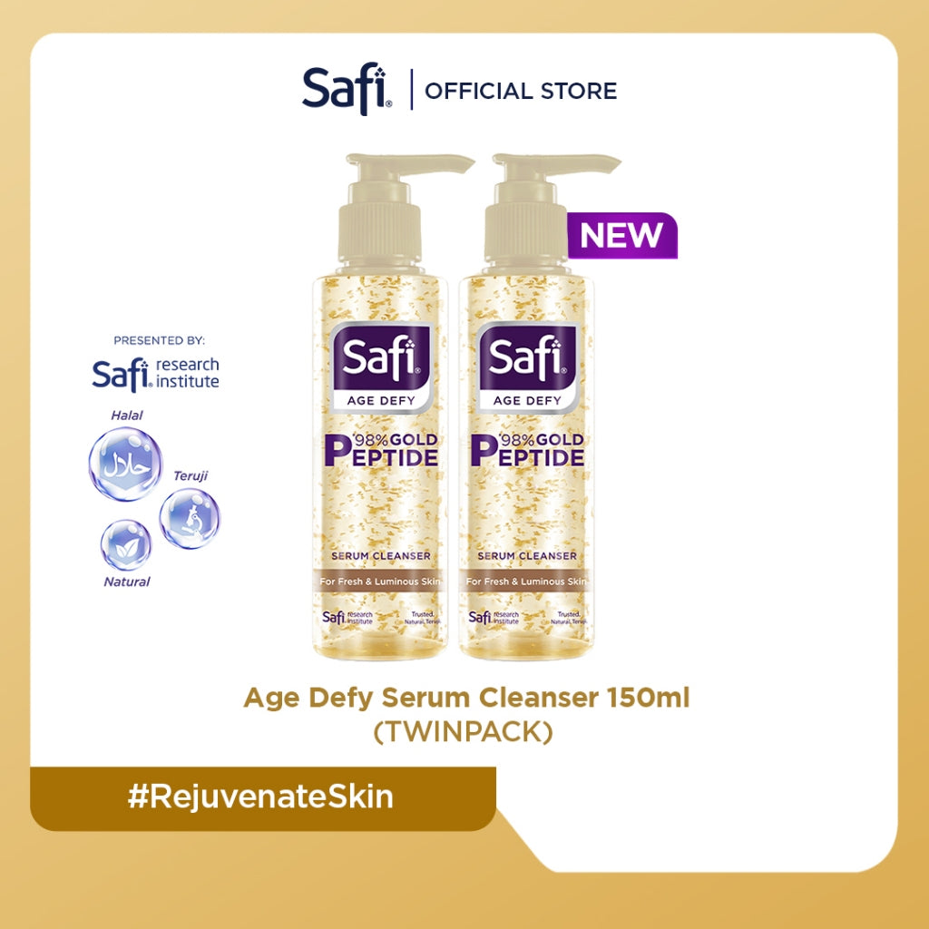 NEW! Safi Age Defy Serum Cleanser 150ml - Pembersih Wajah Anti Aging