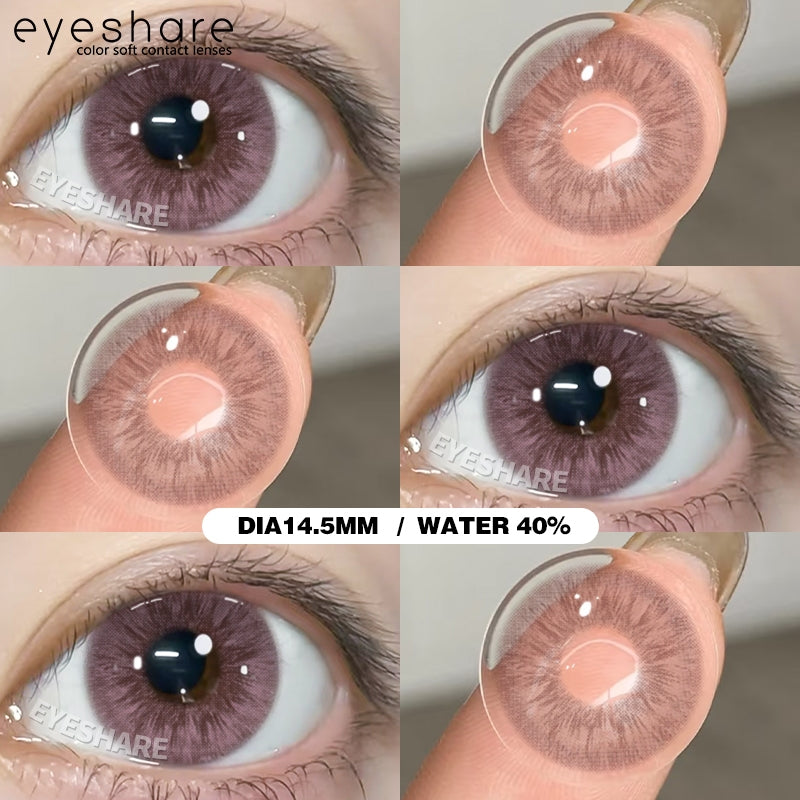 Eyeshare Softlens Seattle Brown Gray 14.5mm 1Pasang Lensa Kontak Soft Softlen