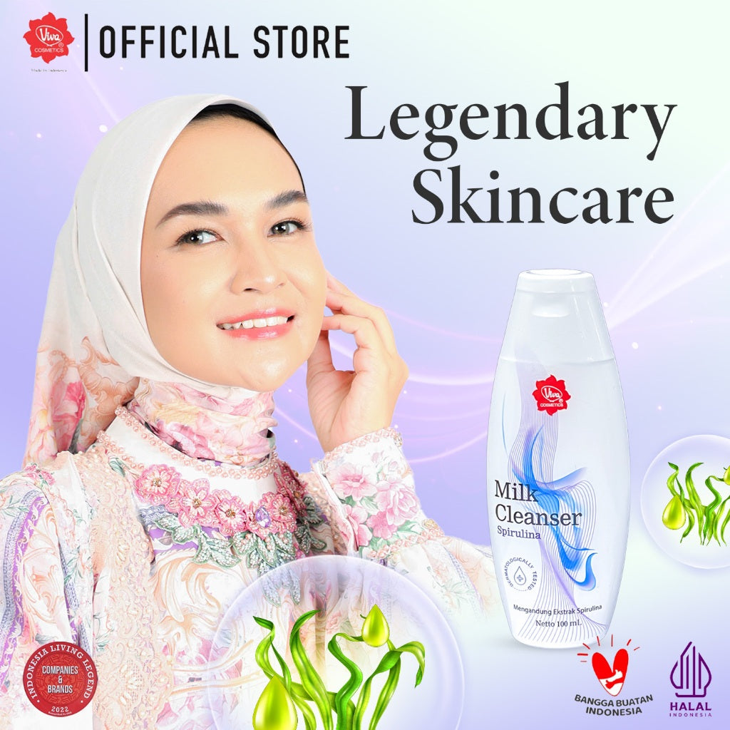 Viva Milk Cleanser Spirulina (for Normal & Dry Skin) - 100 ml
