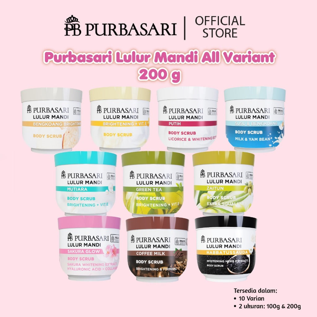 [COMBO SUPER DUO GLOW] Lulur Mandi 200gr + Hand & Body Lotion Habbatusauda 200ml