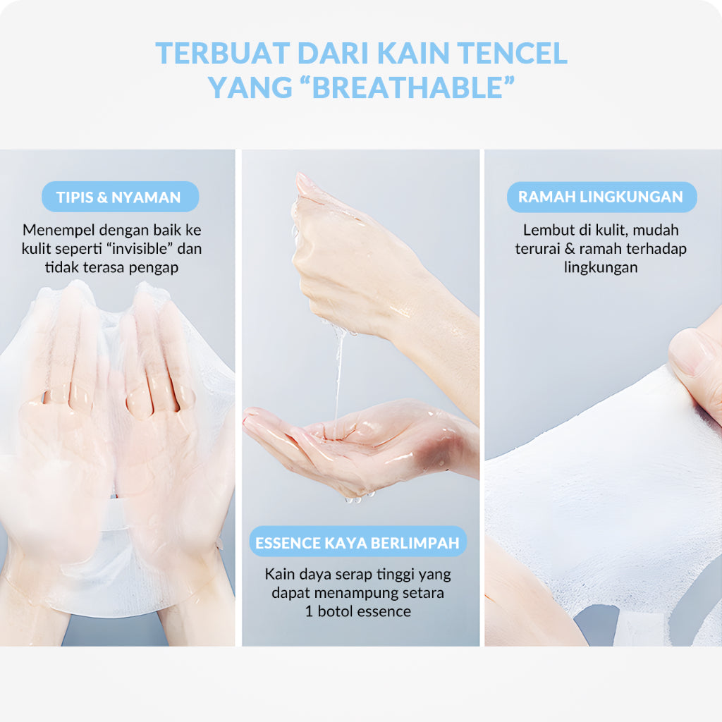 Jejuby Rice Milk Aqua Ampoule Mask | Sheet Mask | Masker Perawatan Wajah
