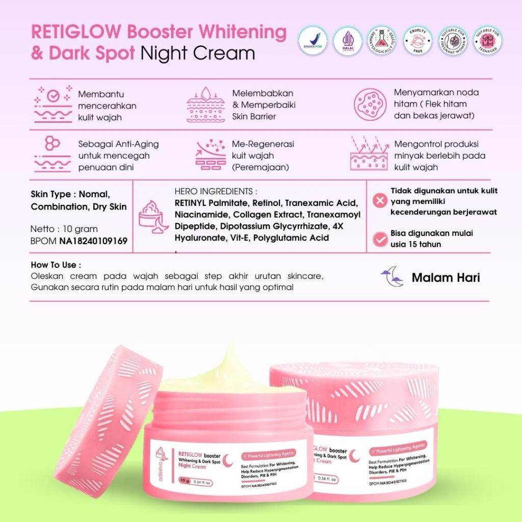 BUNDLE COMBO MELACARE Whitening Glow Booster Series Complete + Peeling Serum + Moisturizer