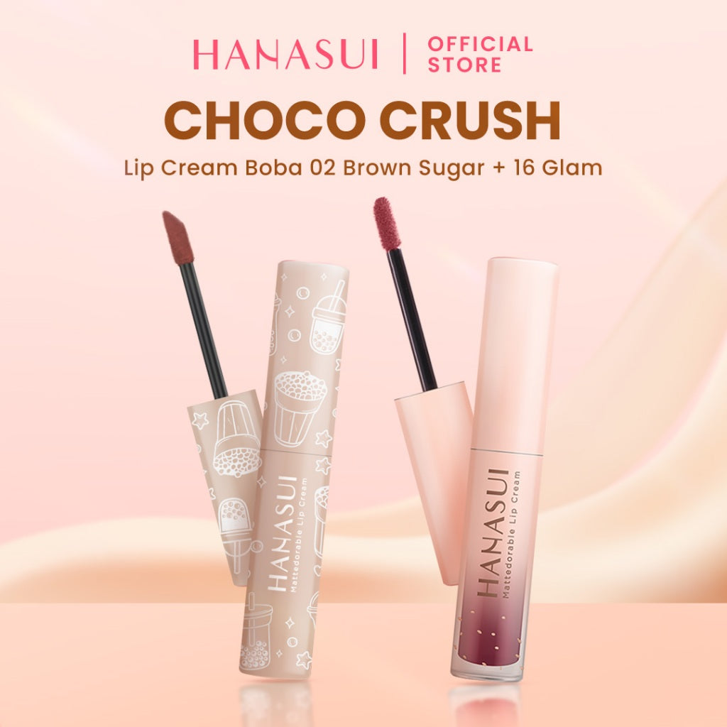 Hanasui Ombre Lips - Olive Oil Vitamin E Double Mouisturizing Velvet Matte Finish Longlasting